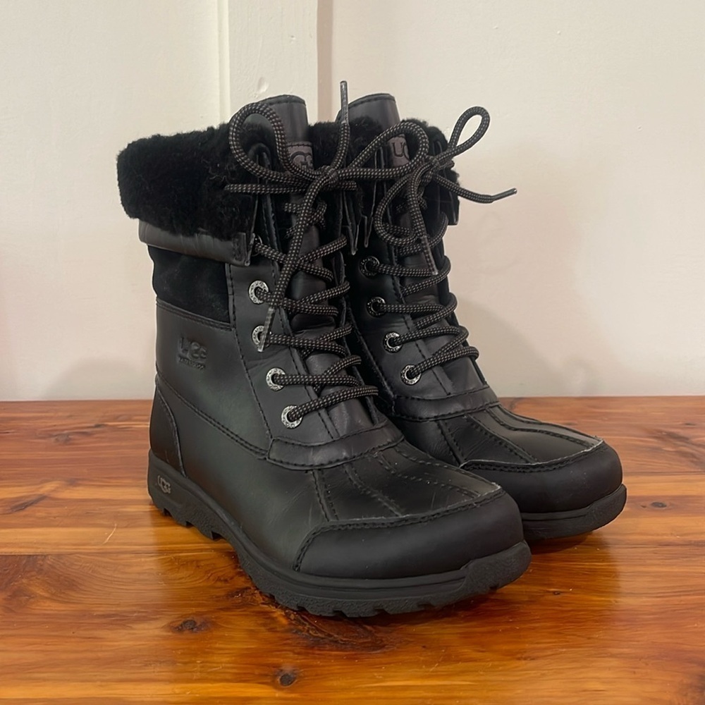 UGG Butte II CWR Black Waterproof Boots